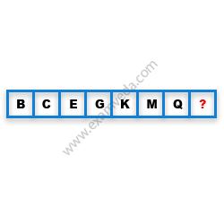 Missing Character Finding mcq question image