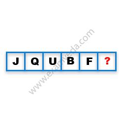 Missing Character Finding mcq question image