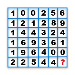 Missing Number Finding mcq question image